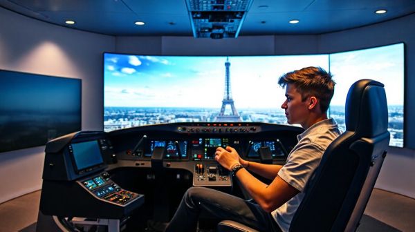 Activités d'adrénaline à Paris :Découvrez le pilotage en simulateur
