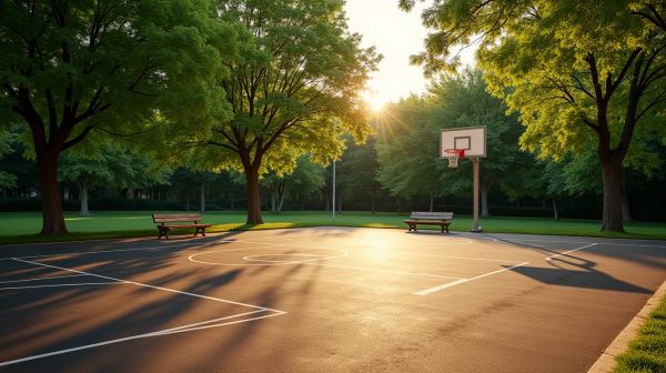 Aménager un terrain de basketball extérieur qui dure dans le temps