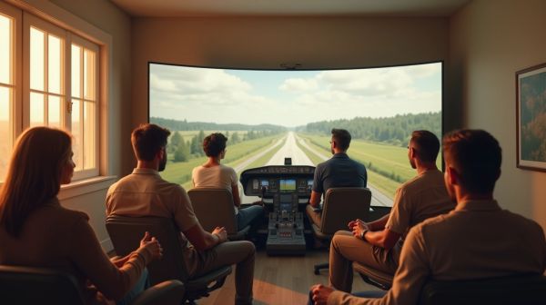 Sensations fortes à Paris : tester le pilotage sur simulateur entre amis